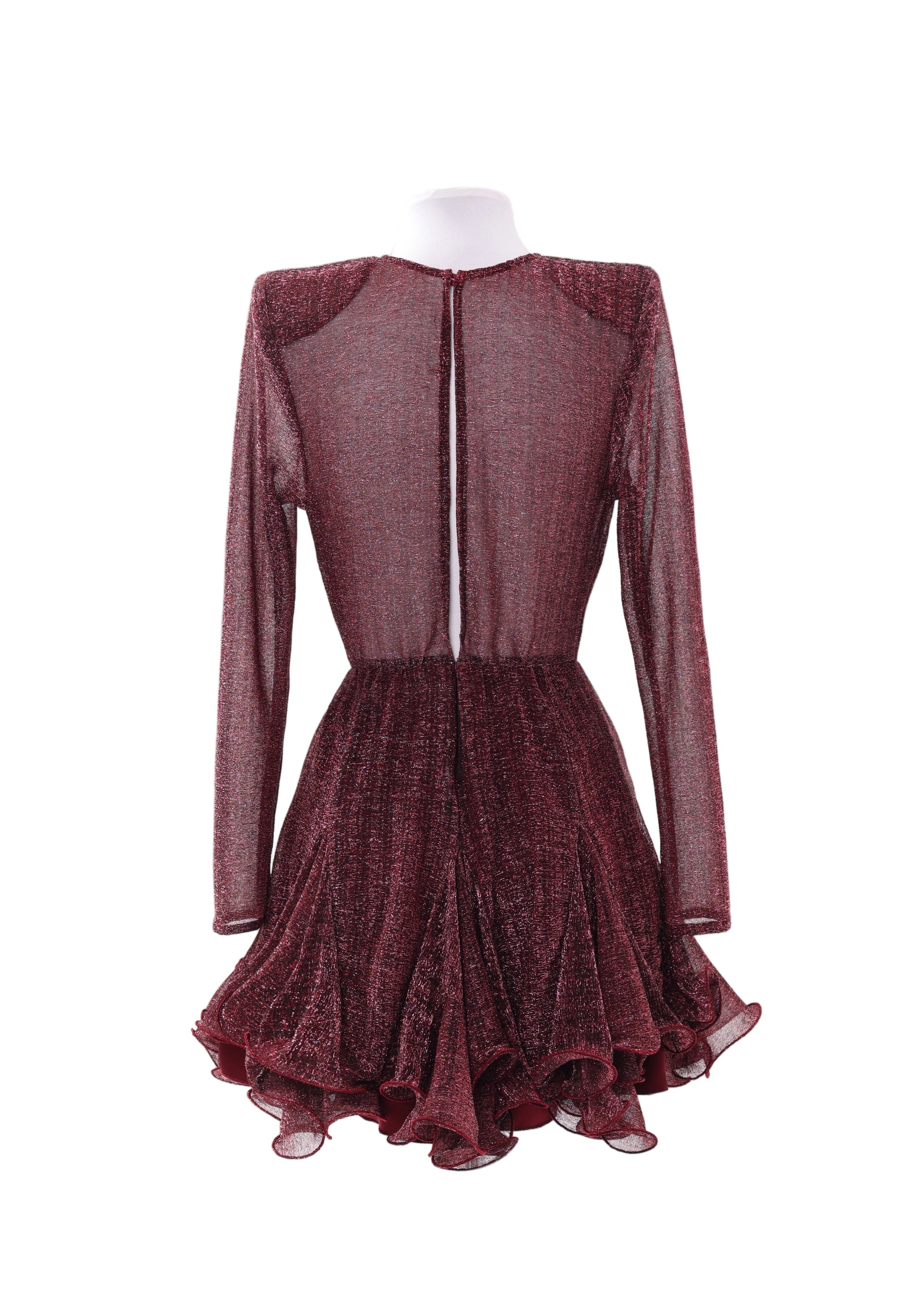 MILLEFOGLIE Abito corto FRU FRU Lurex – FELEPPA