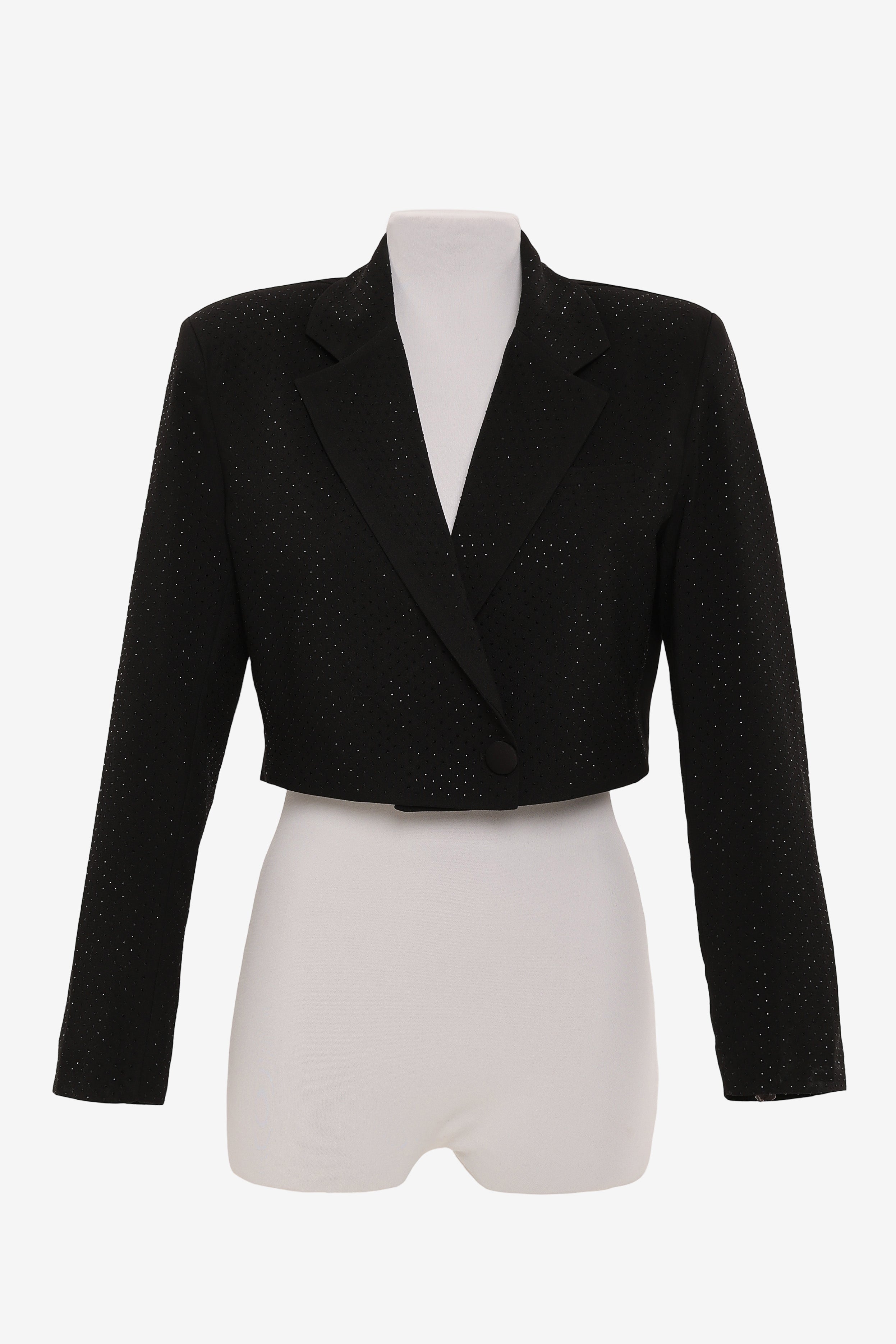 BLAZER CROPPED CON PUNTI LUCE